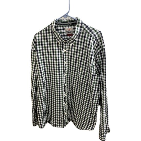 Barbour Other - Barbour Beacon Brand Green Blue men’s checked shirt size 2XL  Slim Fit Cotton